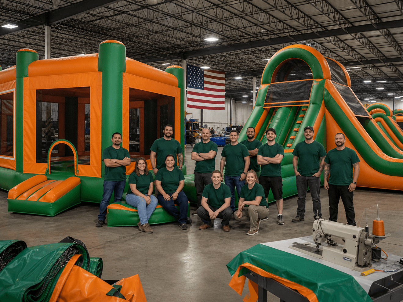 Kangaroo Inflatables manufacturing and commercial bounce houses