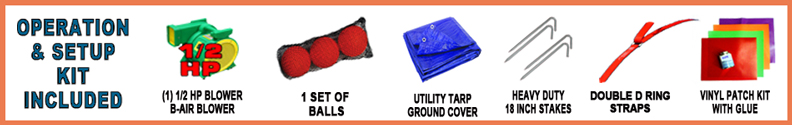 Included accessories for Score Toss