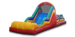 Classic Obstacle Course with Splash Pool