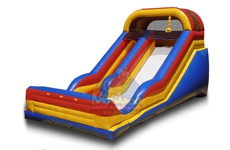 Primary Color Arch Slide with Splash Pool