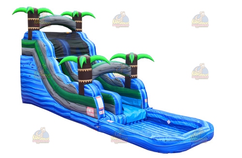Tropical Water Fall Slide