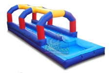 Dual Lane Slippery Slide