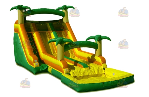 Tropical Palm Double Lane Waterslide